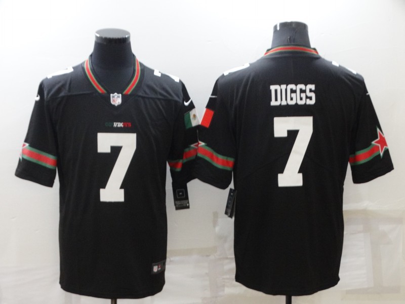 2021 Men Nike NFL Dallas cowboys 7 Diggs black Vapor Untouchable jerseys